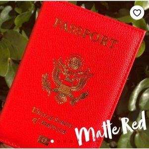 Red Passport Cover